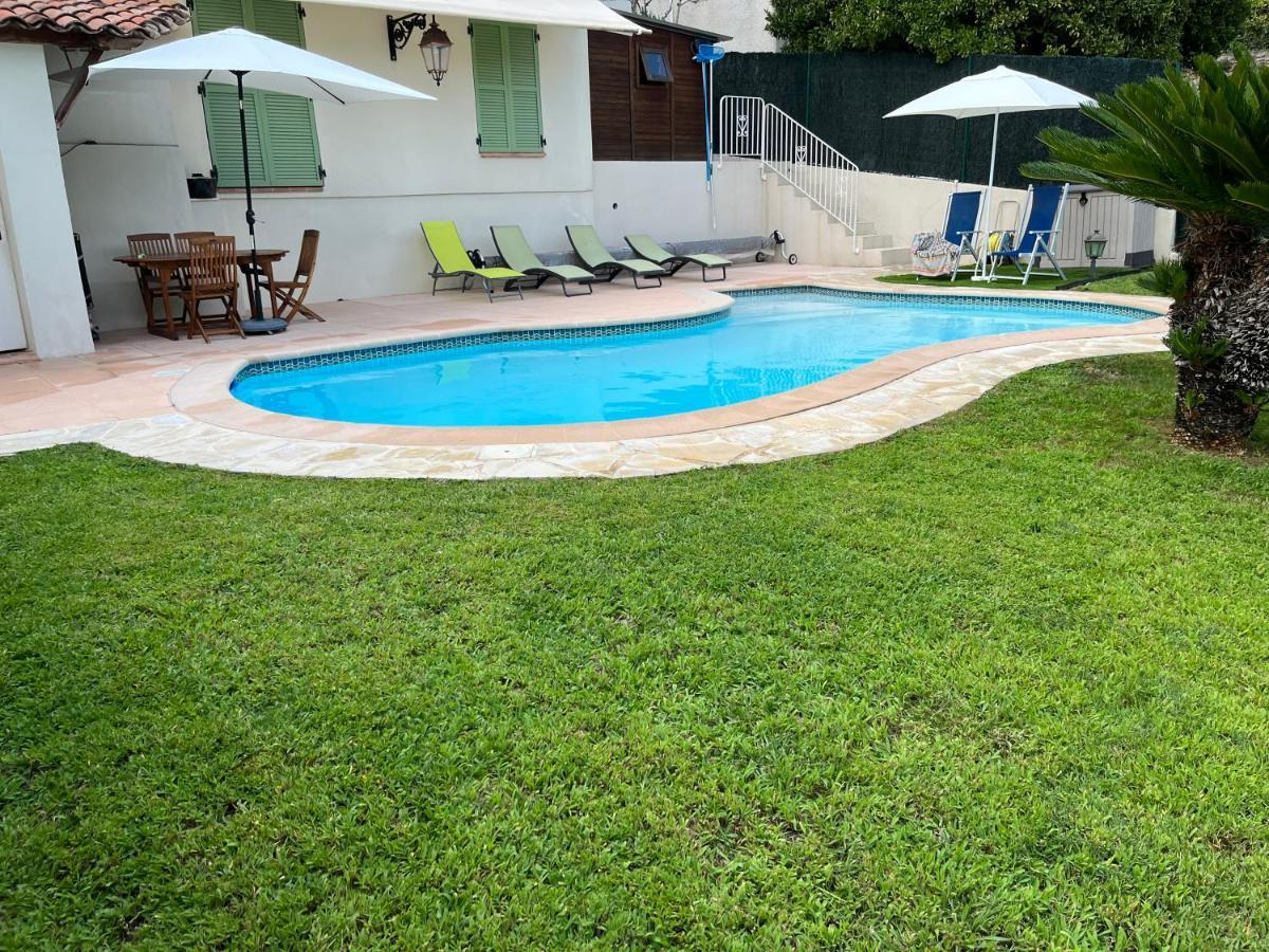 Villa Paradiso, Logement Avec Piscine, Nice Nord Exteriér fotografie